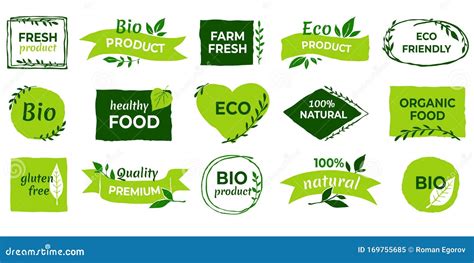Simboli di certificazione prodotti biologici e naturali
