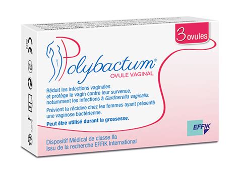 Struttura dell'ovulo vaginale Polybactum
