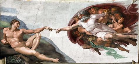 Raffigurazione della Creazione secondo le opere di Michelangelo