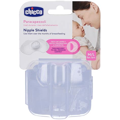 Illustrazione di un paracapezzolo Chicco Skin To Skin in silicone che mostra la forma ergonomica e il sottile spessore