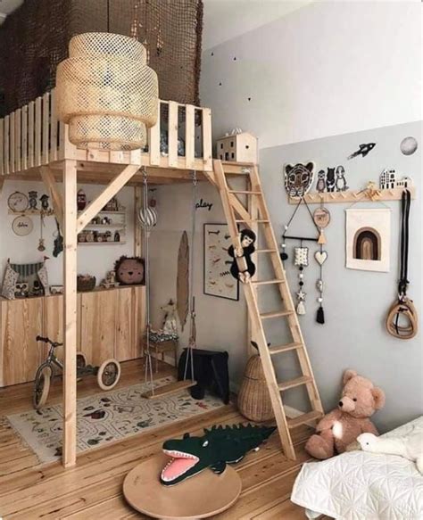arredamento sostenibile cameretta bambino in legno naturale