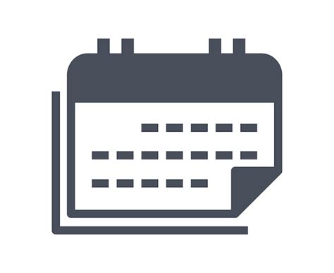 Icona di un calendario digitale