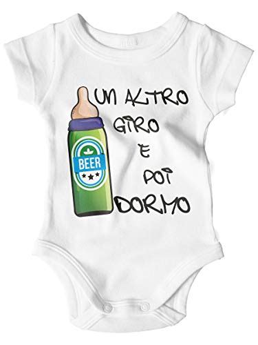 Esempio di tutina neonato con design divertente