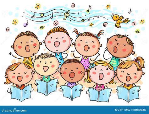 Children singing at Zecchino d'Oro rehearsal