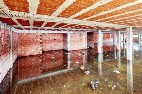 Immagine di una cantina allagata a causa di riflusso