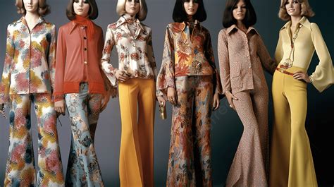 Icone di stile degli anni '70 in tuta