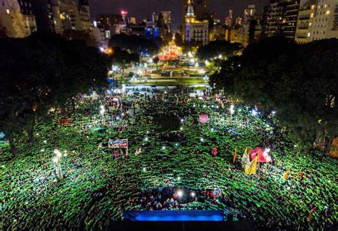 Manifestazione Marea Verde a Buenos Aires