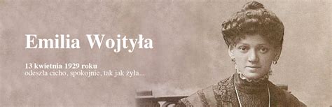 Giovane Emilia Wojtyła in un ritratto