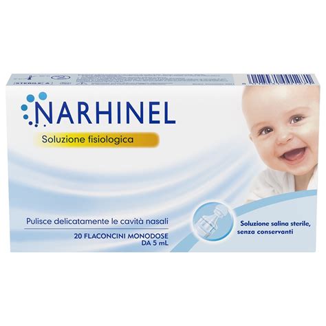 Flaconcini di soluzione fisiologica Narhinel