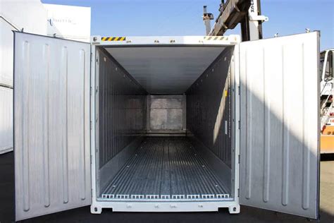 Container refrigerato utilizzato per il trasporto di prodotti alimentari