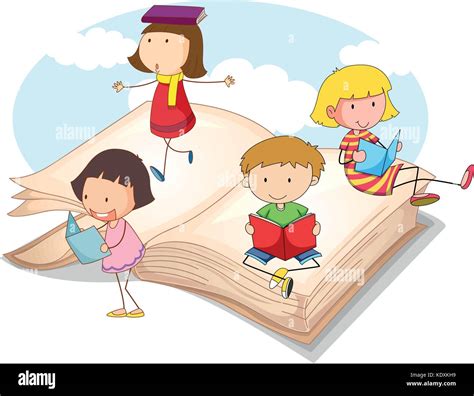 Disegno di un angolo lettura colorato per bambini