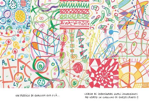Esempi di diversi tipi di scarabocchi di bambini