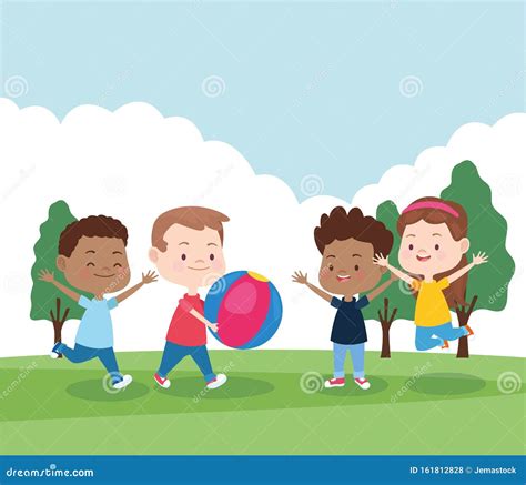 Bambini che giocano con un registratore audio colorato