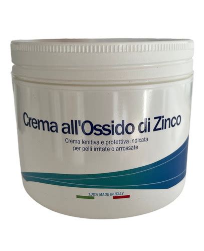 Immagine di una confezione di crema all'ossido di zinco per neonati