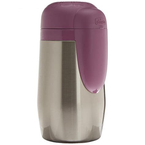 Chicco Portabiberon Termico Step Up in acciaio inossidabile