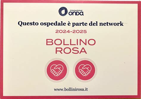 Bollino Rosa ospedale