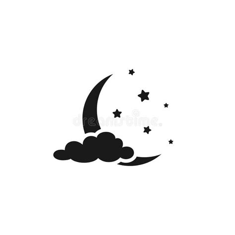 simbolo di luna e stelle per indicare il sonno