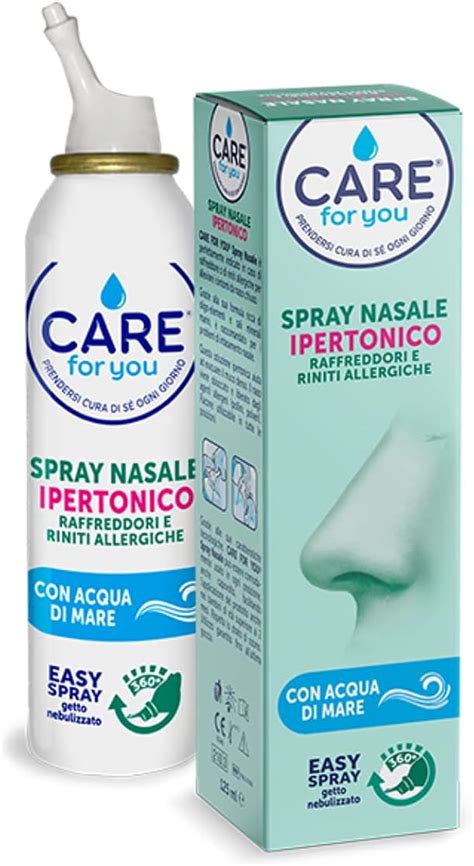 Spray nasale ipertonico in azione