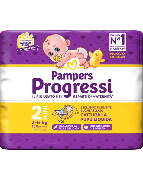 Dettaglio grafico della struttura a strati di un pannolino Pampers