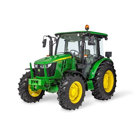 Primo piano della benna funzionante del trattore John Deere