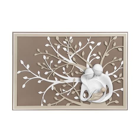 Famiglia stilizzata con albero della vita