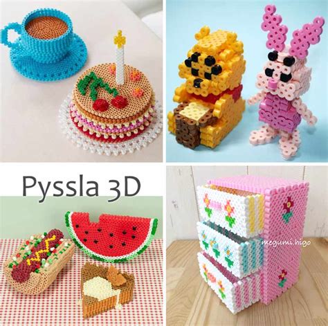 esempio di creazione 3d con perline pyssla