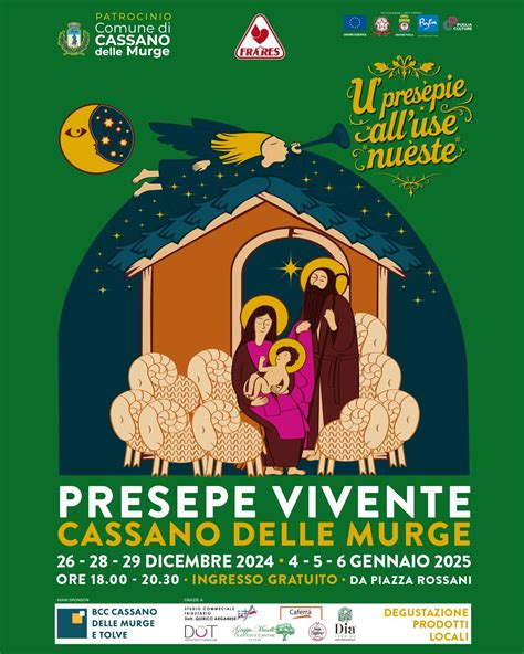 rappresentazione tradizionale del presepe in una stalla umile
