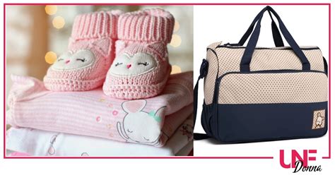 borsa da ospedale pronta con accessori per il neonato