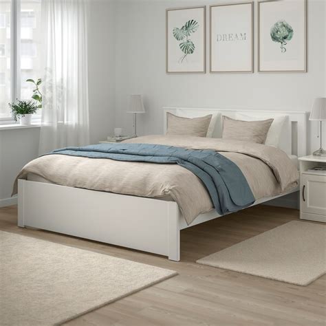 struttura letto IKEA Siglar con gambe segate
