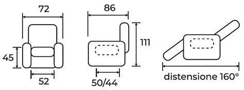 Diagramma tecnico delle dimensioni di una seduta sportiva standard conforme alle norme UEFA