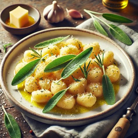 Patate fresche e ingredienti per gnocchi