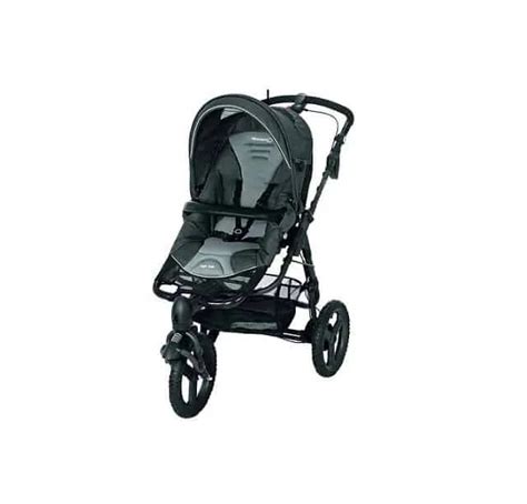 Passeggino Bébé Confort High Trek chiuso con ruote rimosse