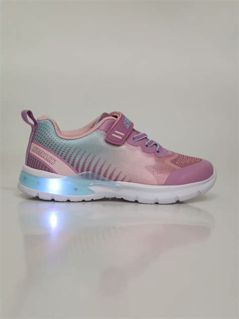 Sneakers con luci per bambina