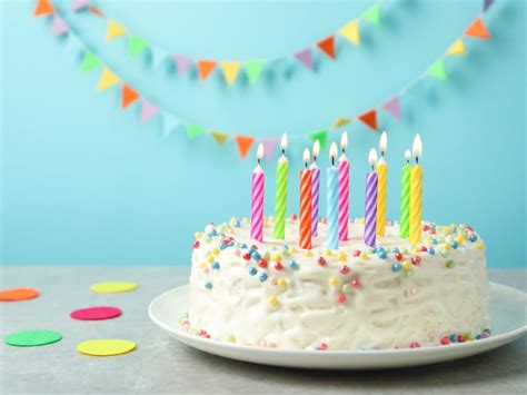 infografica che mostra lo schema di una festa di compleanno perfetta, dalla preparazione al momento del taglio della torta