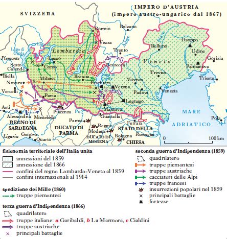 Mappa storico-geografica del Triveneto e del Regno Lombardo-Veneto