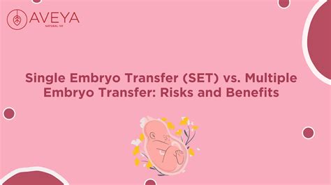 Diagramma comparativo Single vs Multiple Embryo Transfer