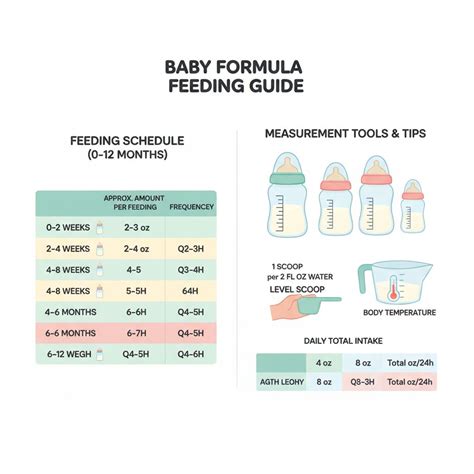 Tabella indicativa quantità latte artificiale
