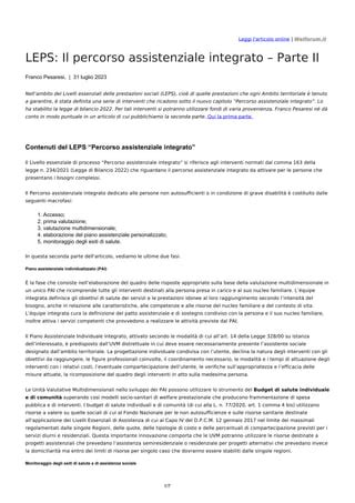Rappresentazione di un percorso di cura integrato nel contesto perinatale