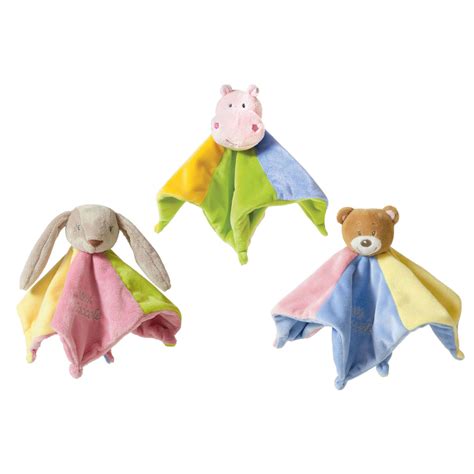 Un doudou a forma di animaletto appoggiato su una culla
