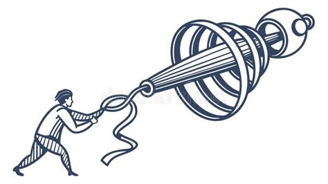 illustrazione metaforica di un filo che lega e al contempo soffoca due figure umane