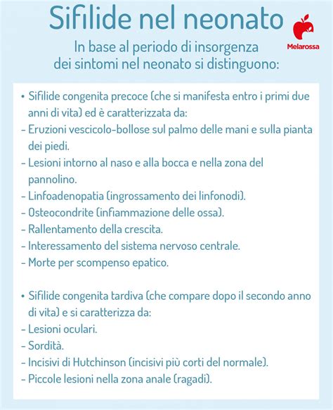 Sifilide congenita nel neonato