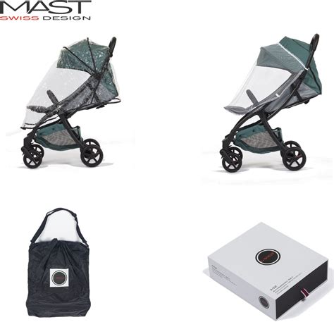 Accessori del passeggino: borsa, parapioggia e paravento