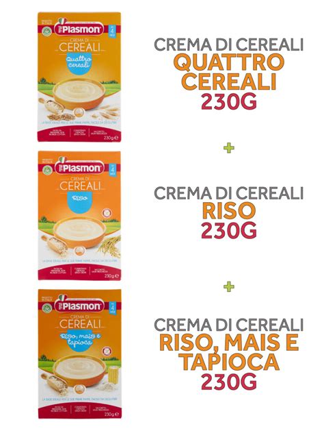 Varietà di pappe per neonati