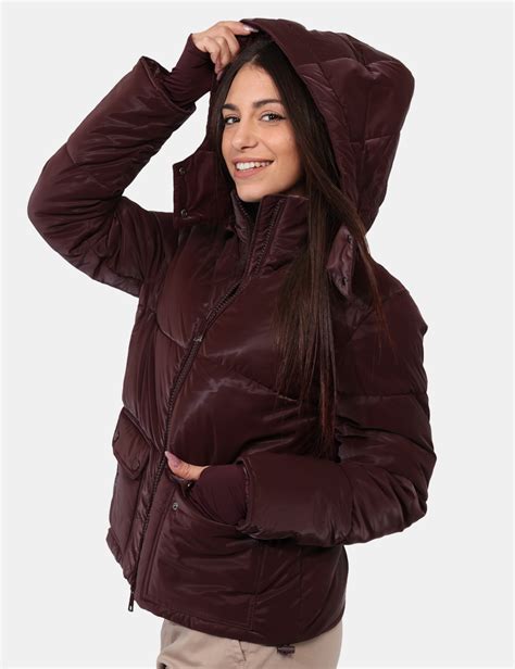 Piumino premaman leggero in colore bordeaux