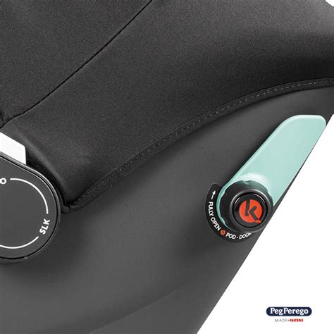 Dettaglio tecnico del sistema di protezione impatti laterali del seggiolino Primo Viaggio