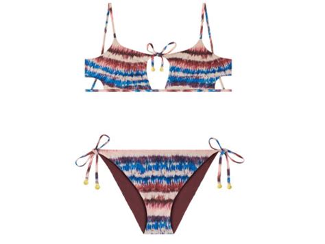 Tavolozza di colori e tessuti dei costumi Calzedonia