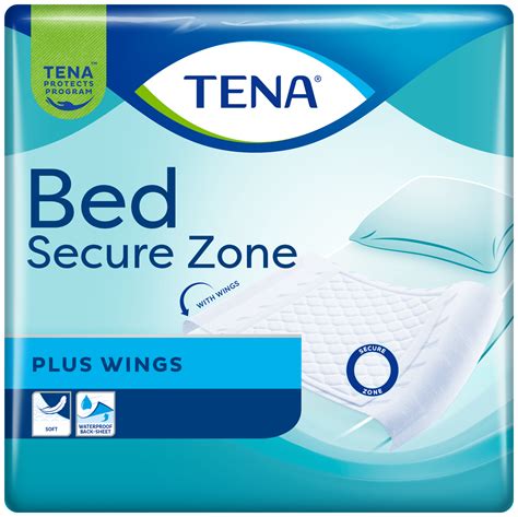 Traversa assorbente con ali di fissaggio TENA Bed Plus Wings