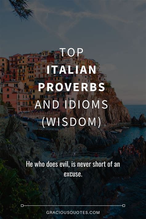 Italian proverbs map