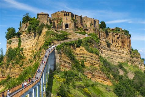 Panoramica di Civita di Bagnoregio vista dal ponte
