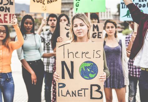 Giovani manifestanti per il clima